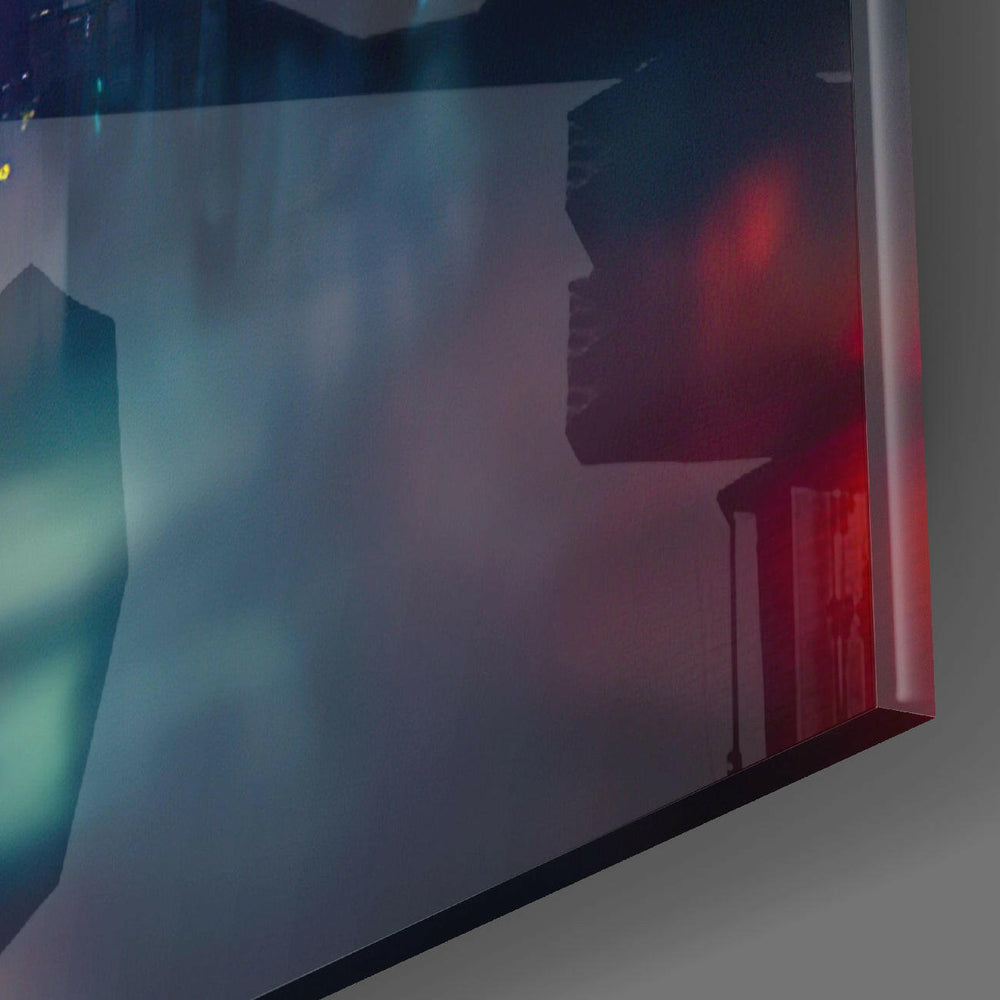 Against the City Glass Wall Art || Designers Collection.