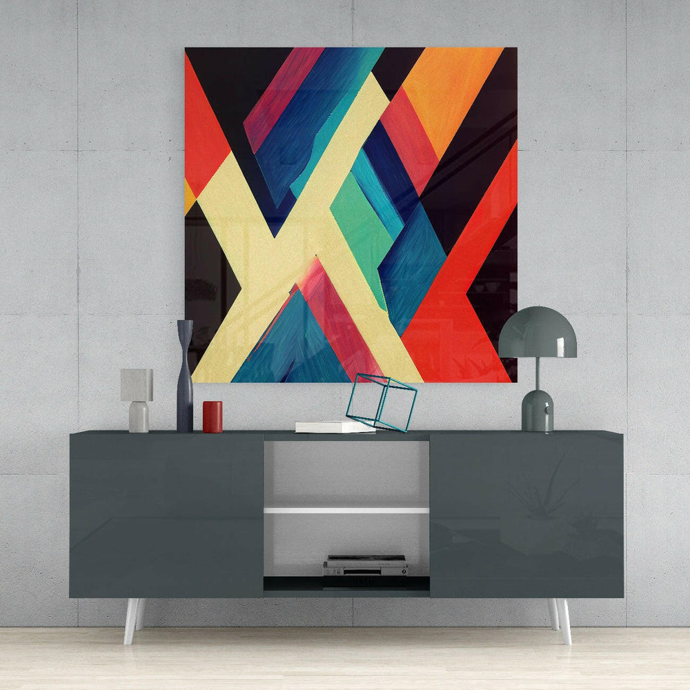 V's Glass Wall Art || Designer Collection.