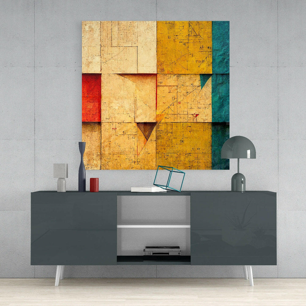 Ancient Wall Glass Wall Art || Designers Collection.