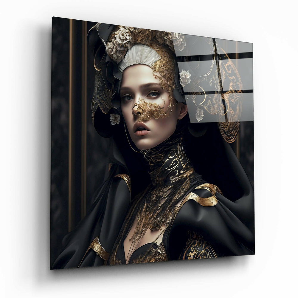 The Queen Glass Wall Art || Designer Collection | Insigne Art Design.