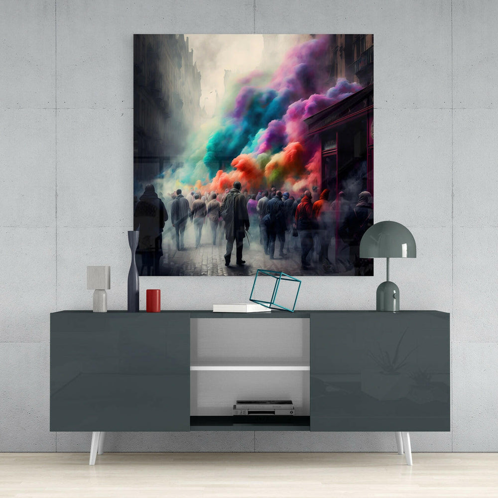 Escape Glass Wall Art || Designers Collection | Insigne Art Design.