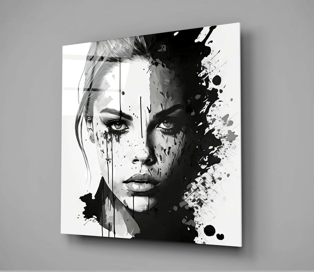 Woman Glass Wall Art || Designer Collection | Insigne Art Design.