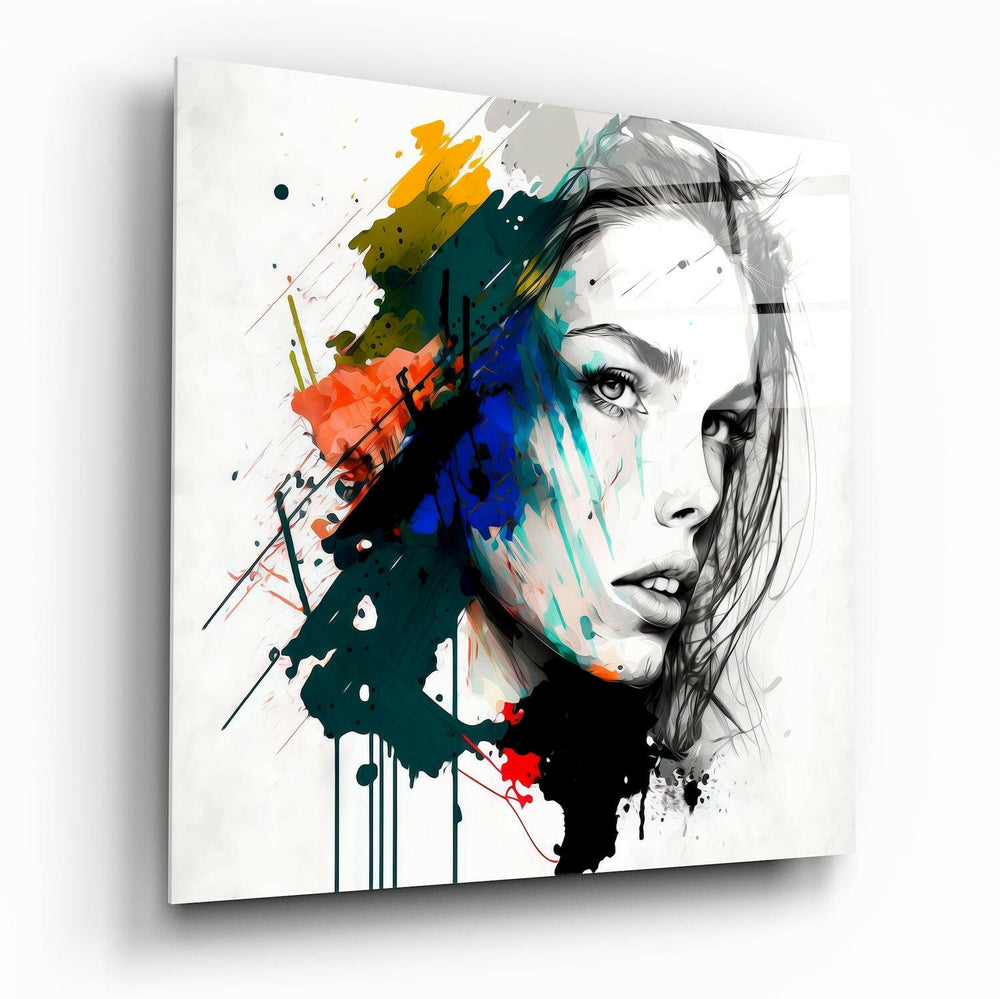 Woman Glass Wall Art || Designer Collection | Insigne Art Design.