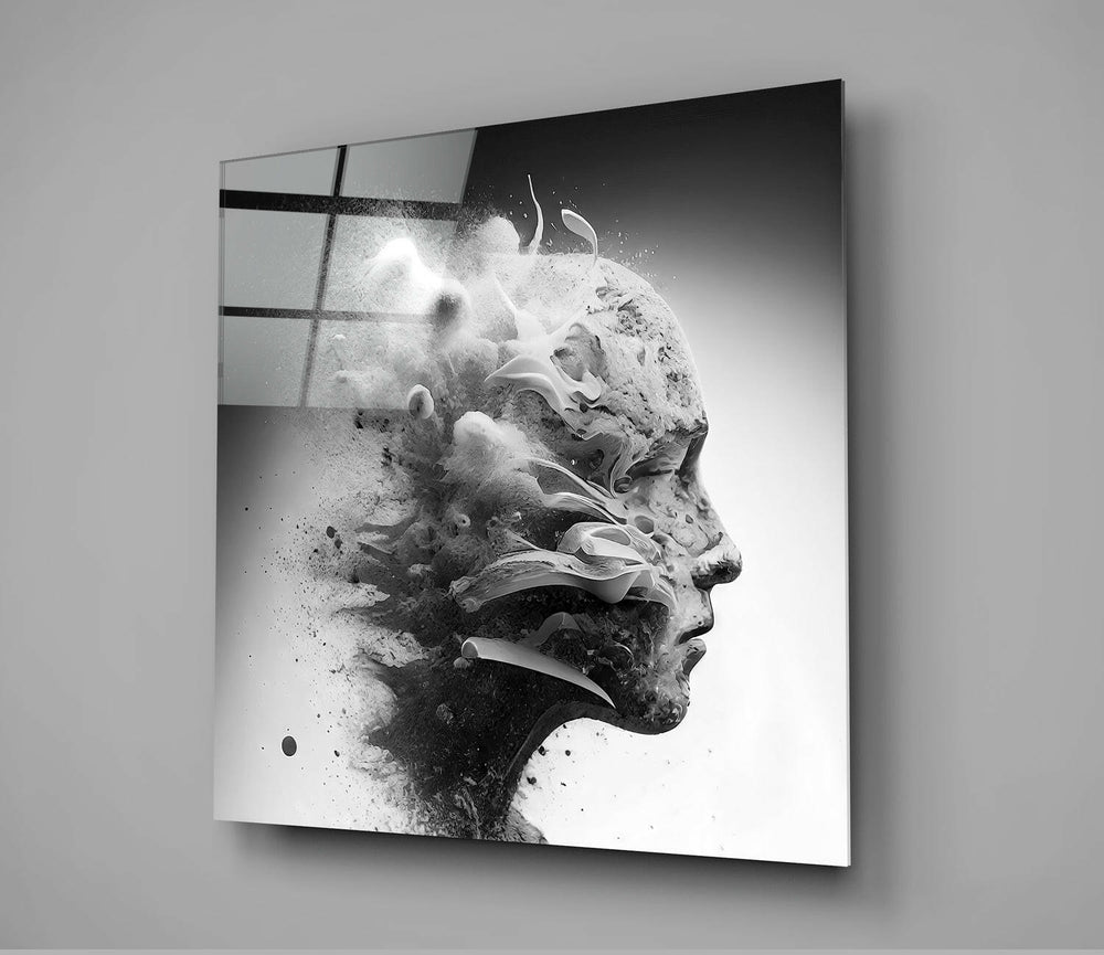 Smoked Thoughts Glass Wall Art || Designer Collection | Insigne Art Design.