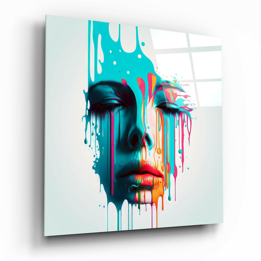 Face of Her Glass Wall Art || Designers Collection - Insigne Art