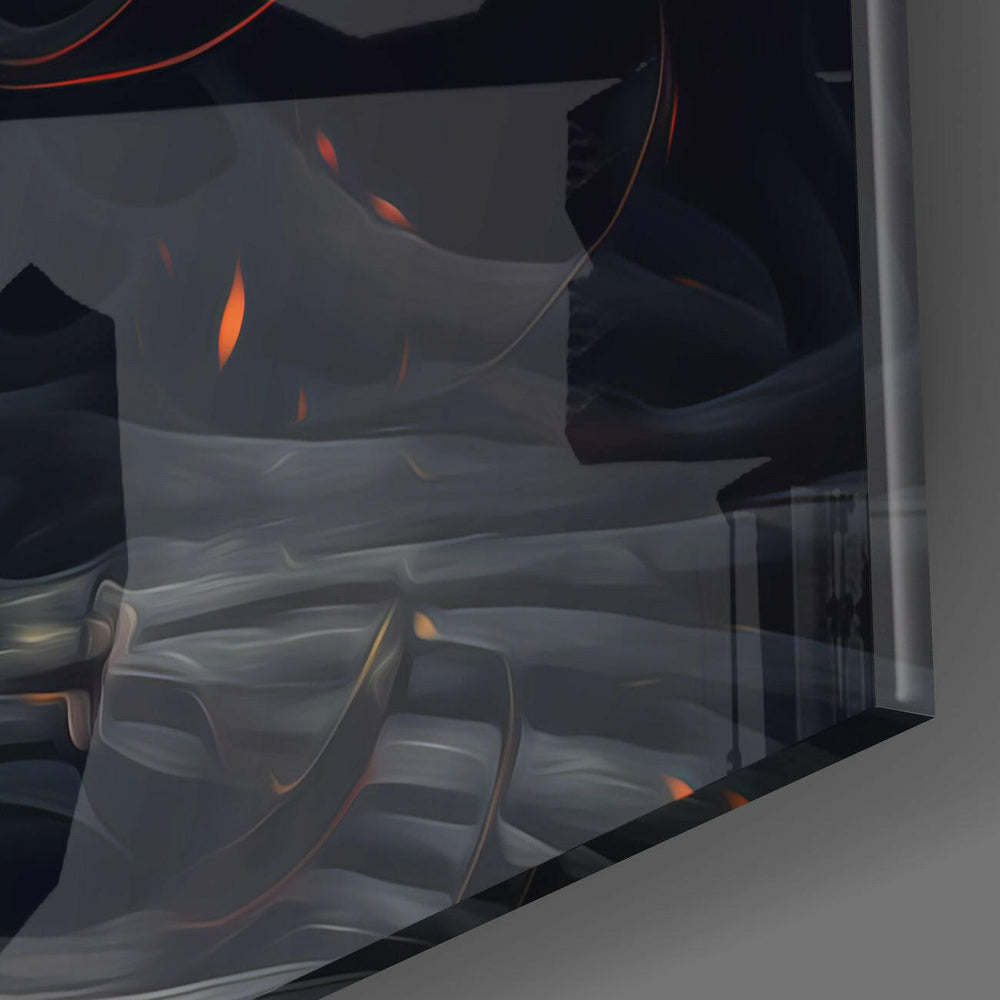 The Wrath of the Woman Glass Wall Art || Designer Collection - Insigne Art