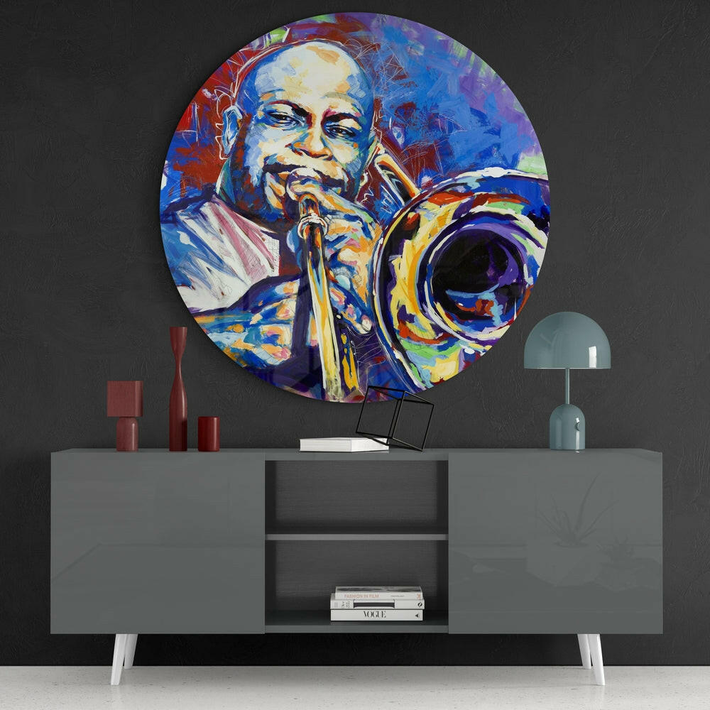 Music Glass Wall Art.