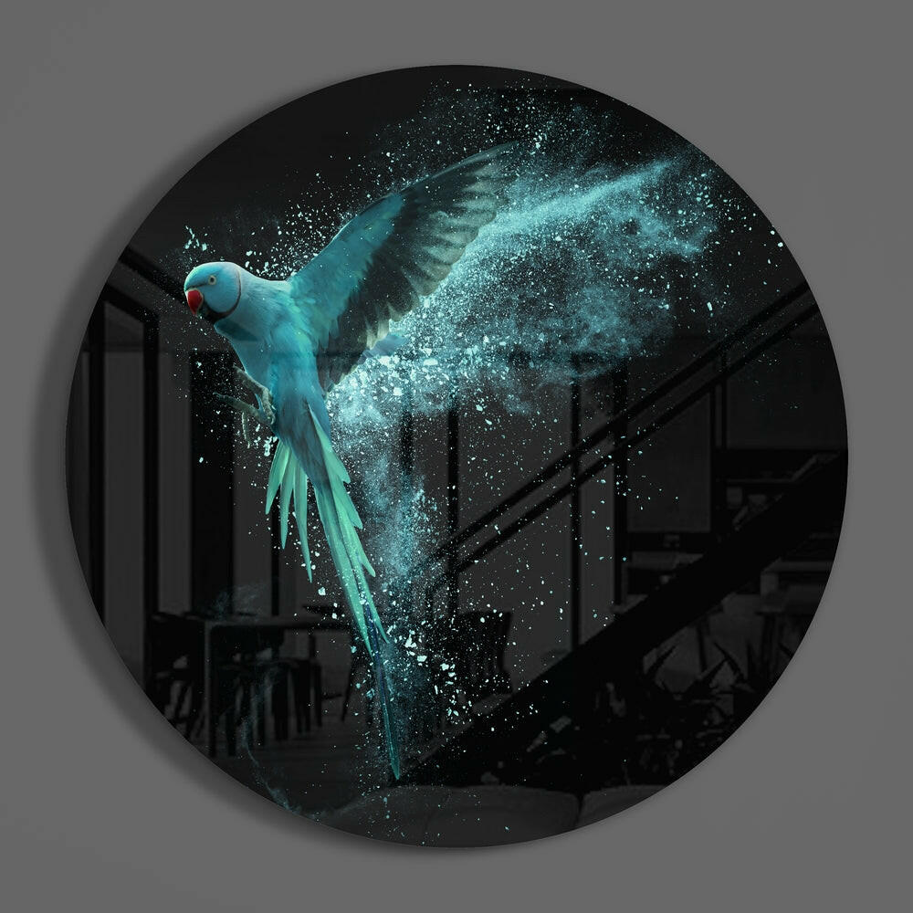 Bird Glass Wall Art.