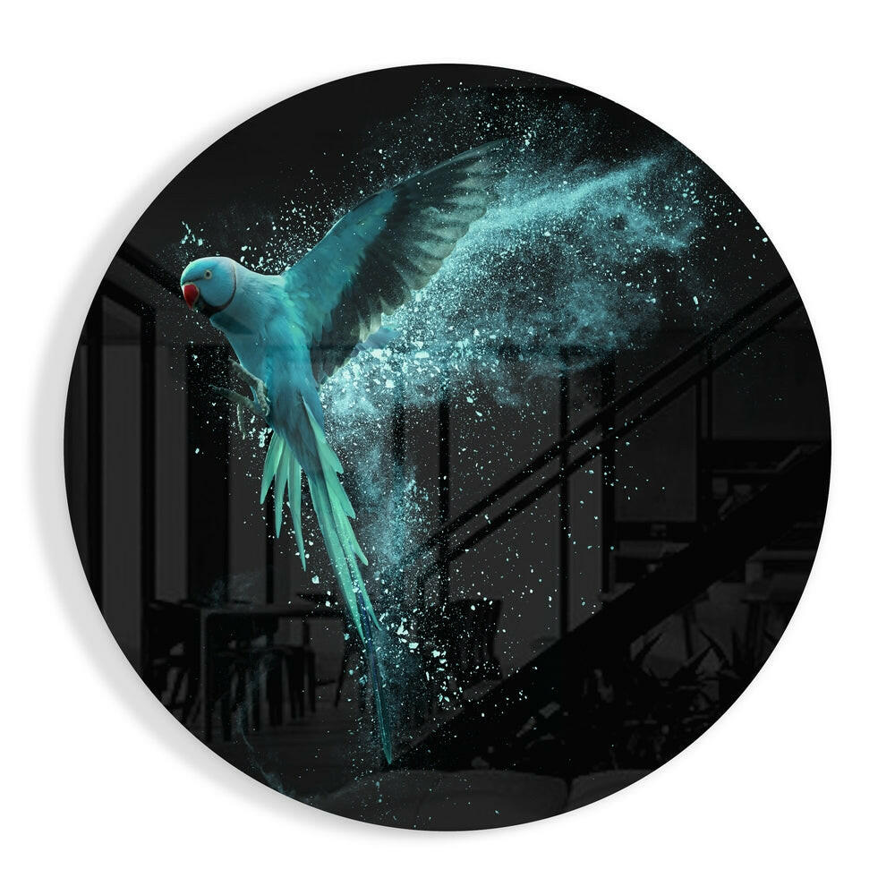 Bird Glass Wall Art.
