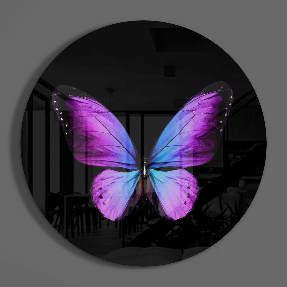 Butterfly Glass Wall Art.