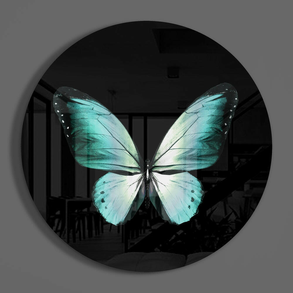 Butterfly Glass Wall Art.