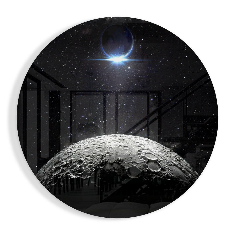 Space Glass Wall Art.