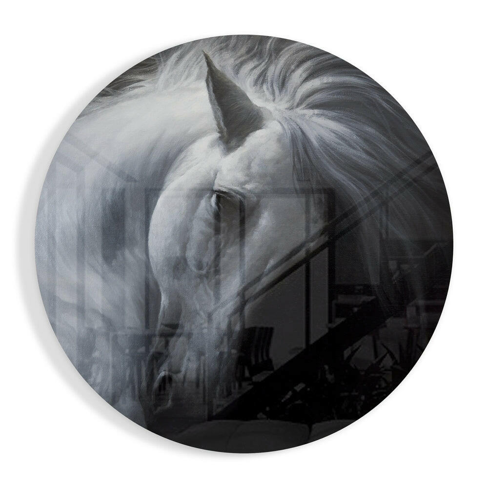 Horse Glass Wall Art.