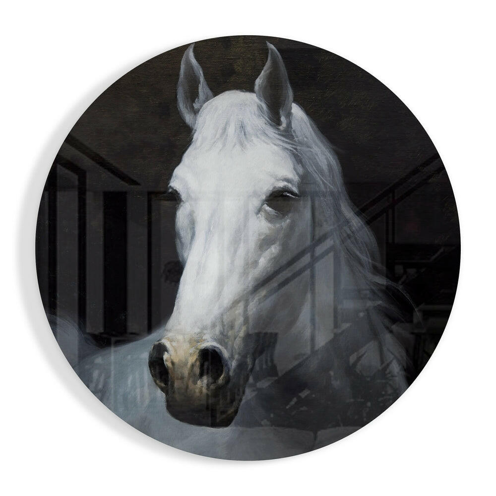 Horse Glass Wall Art.