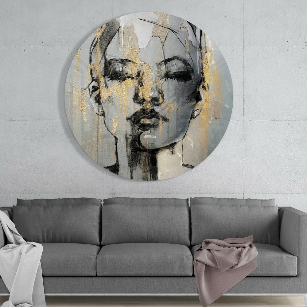 Relax Glass Wall Art.