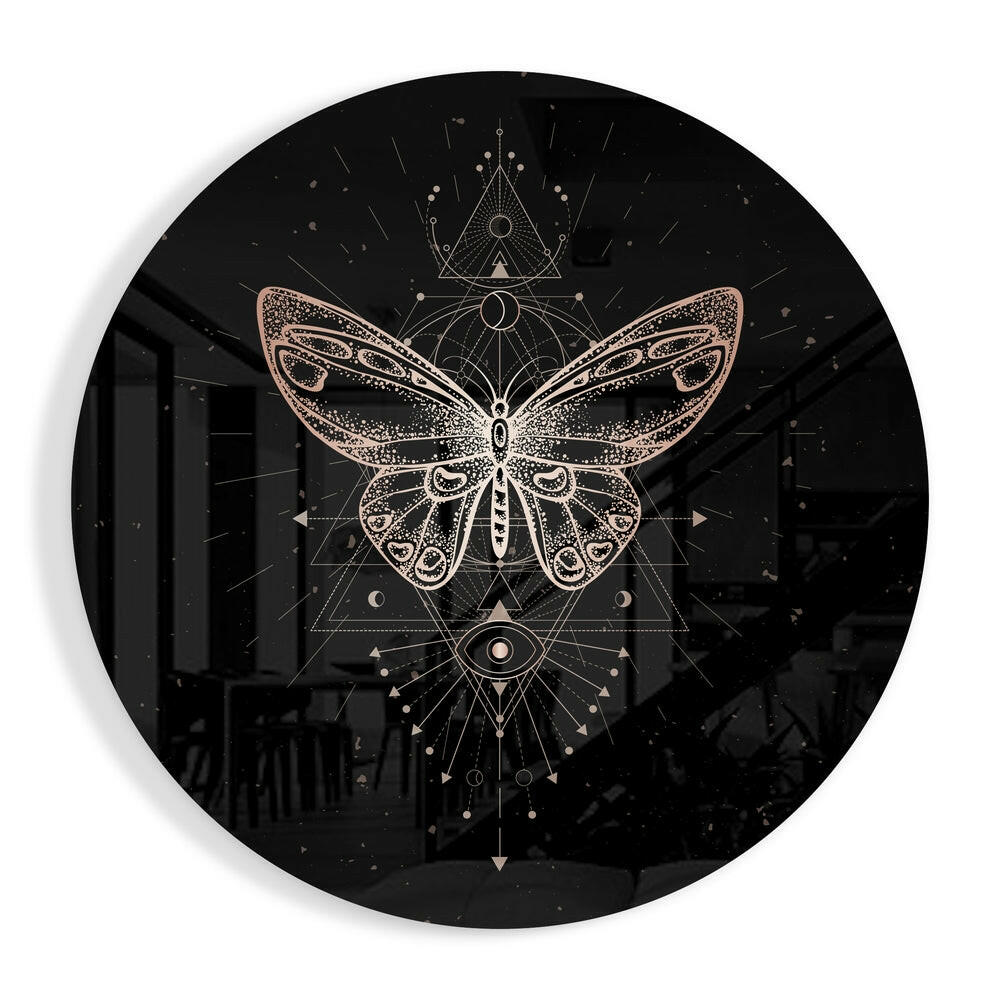 Butterfly Glass Wall Art.