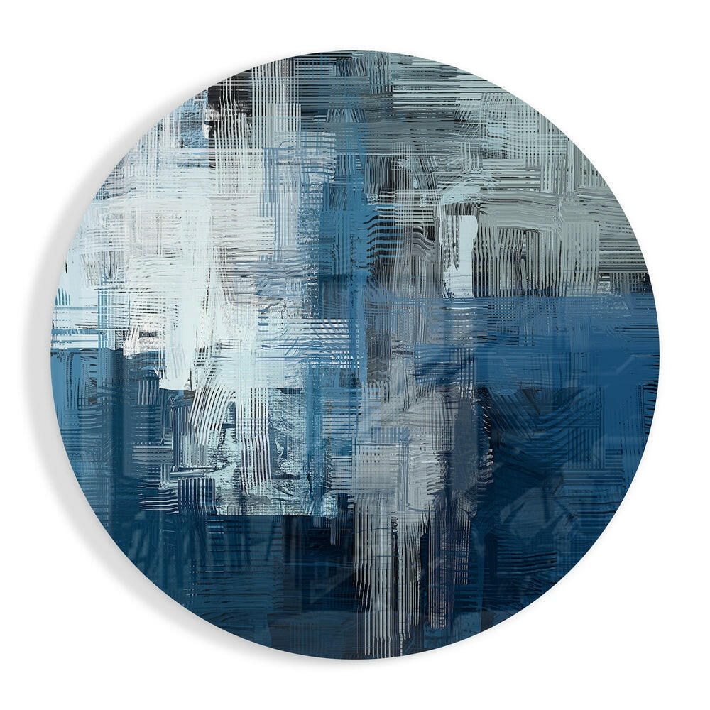 Abstract Glass Wall Art.