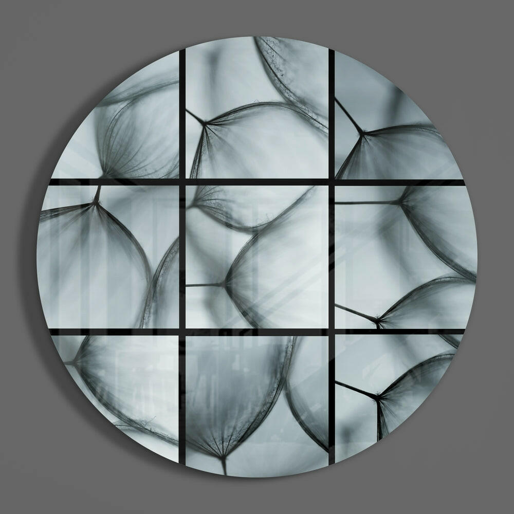 Dandelion Glass Wall Art.