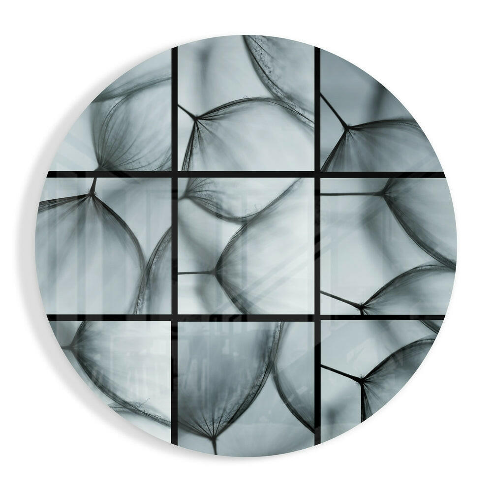 Dandelion Glass Wall Art.