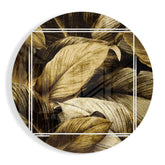 Leaf Glass Wall Art.