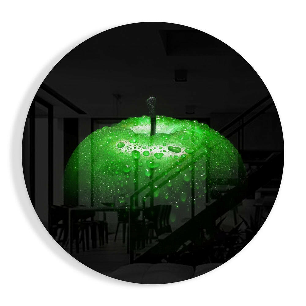Apple Glass Wall Art.