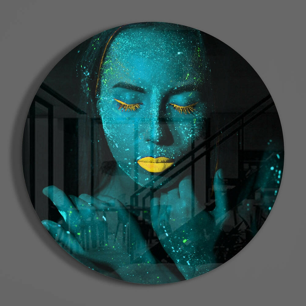 Women's Glass Wall Art.