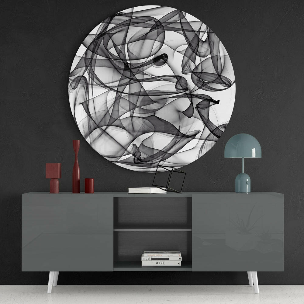 Smoke Glass Wall Art.
