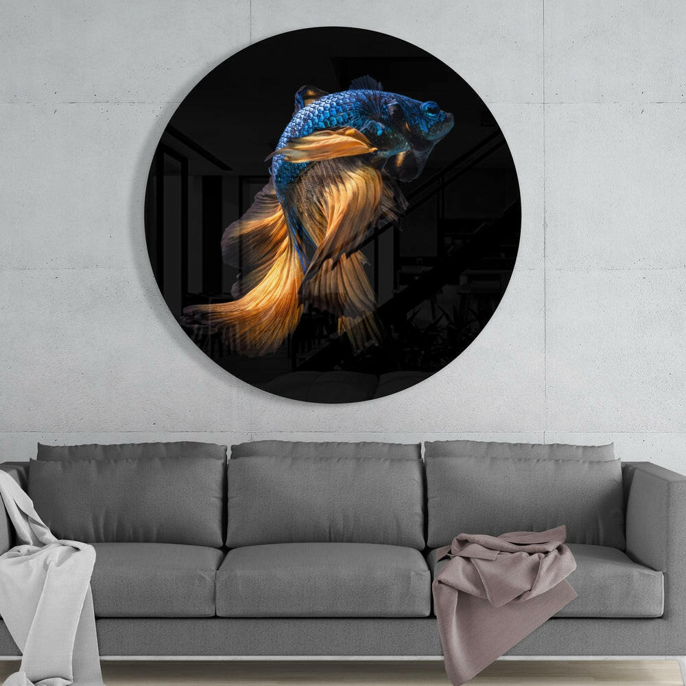 Fish Glass Wall Art.