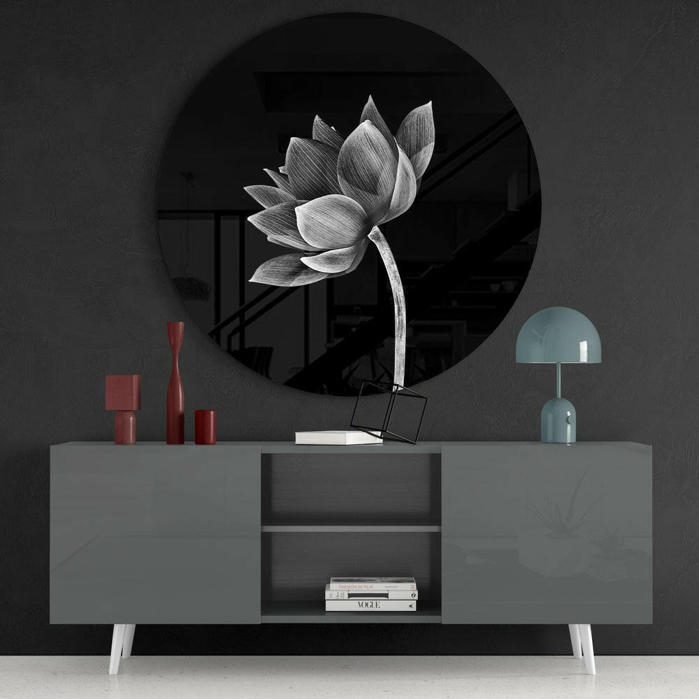 Flower Glass Wall Art.