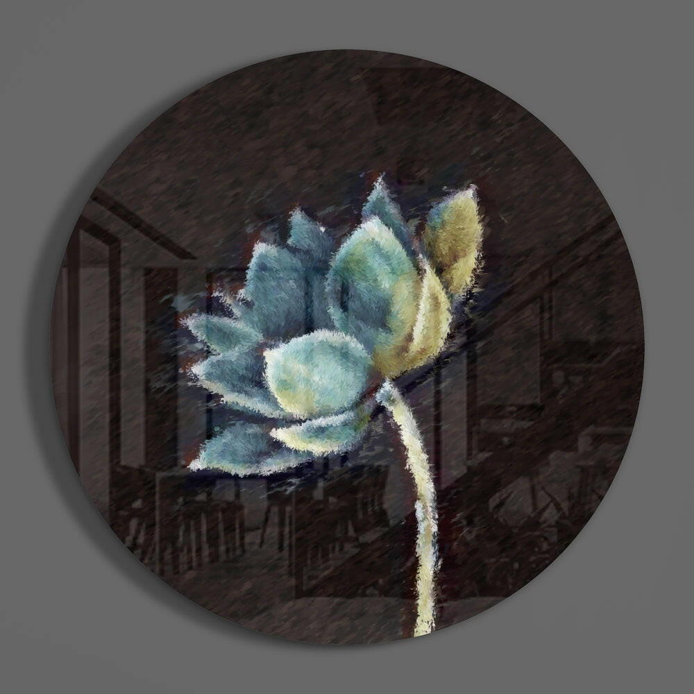 Flower Glass Wall Art.