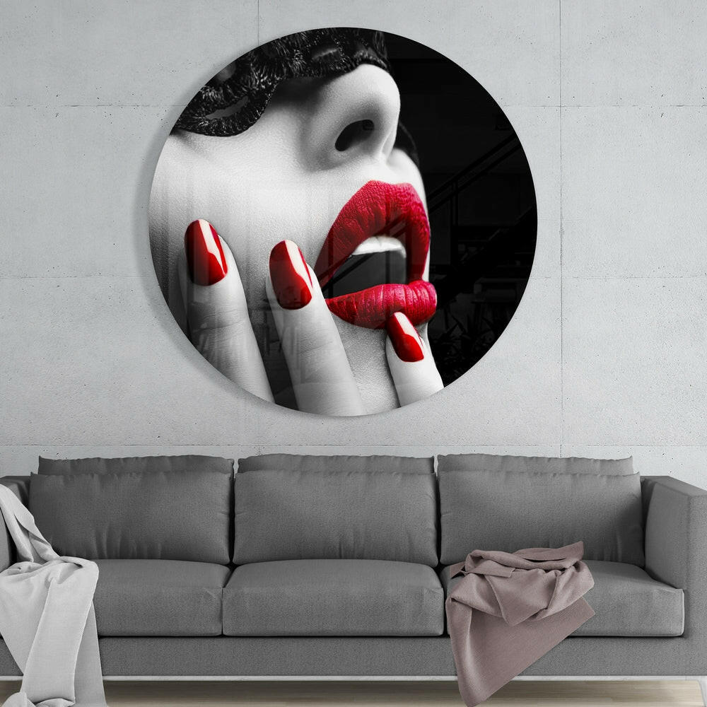 Women's Glass Wall Art.