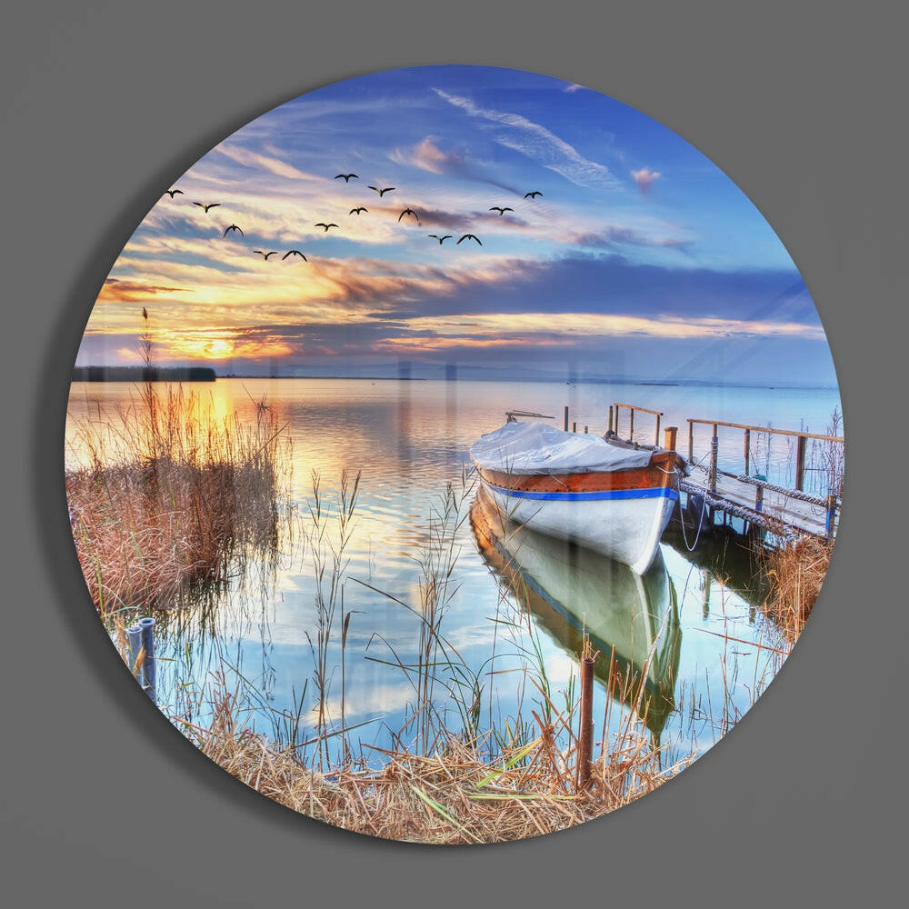 Kayak Glass Wall Art.
