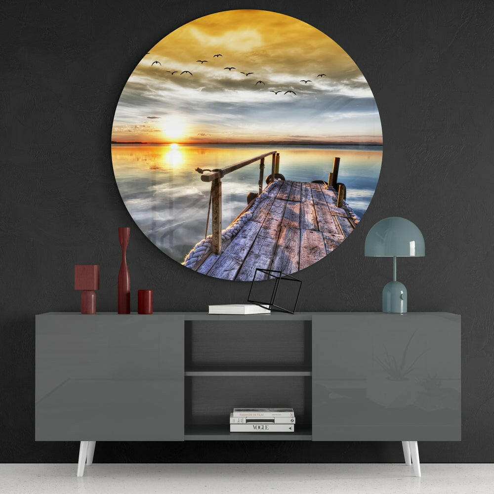 Dock Glass Wall Art.