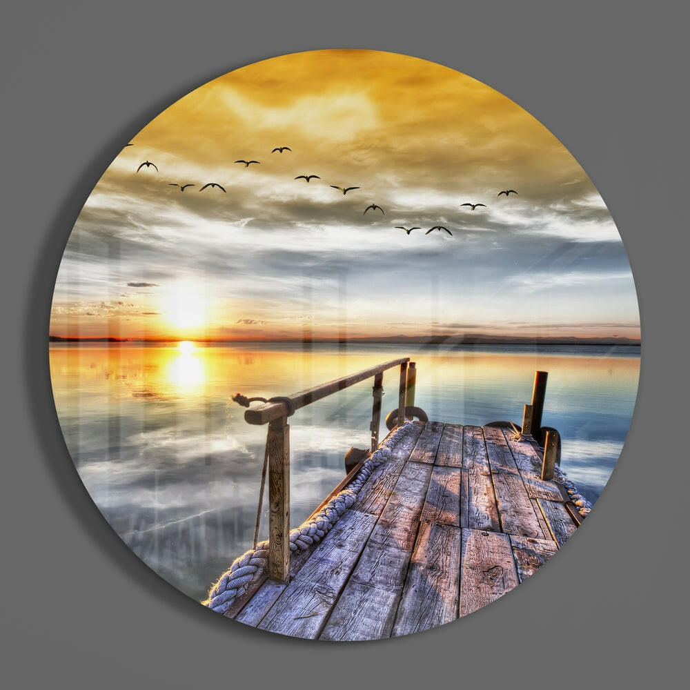 Dock Glass Wall Art.