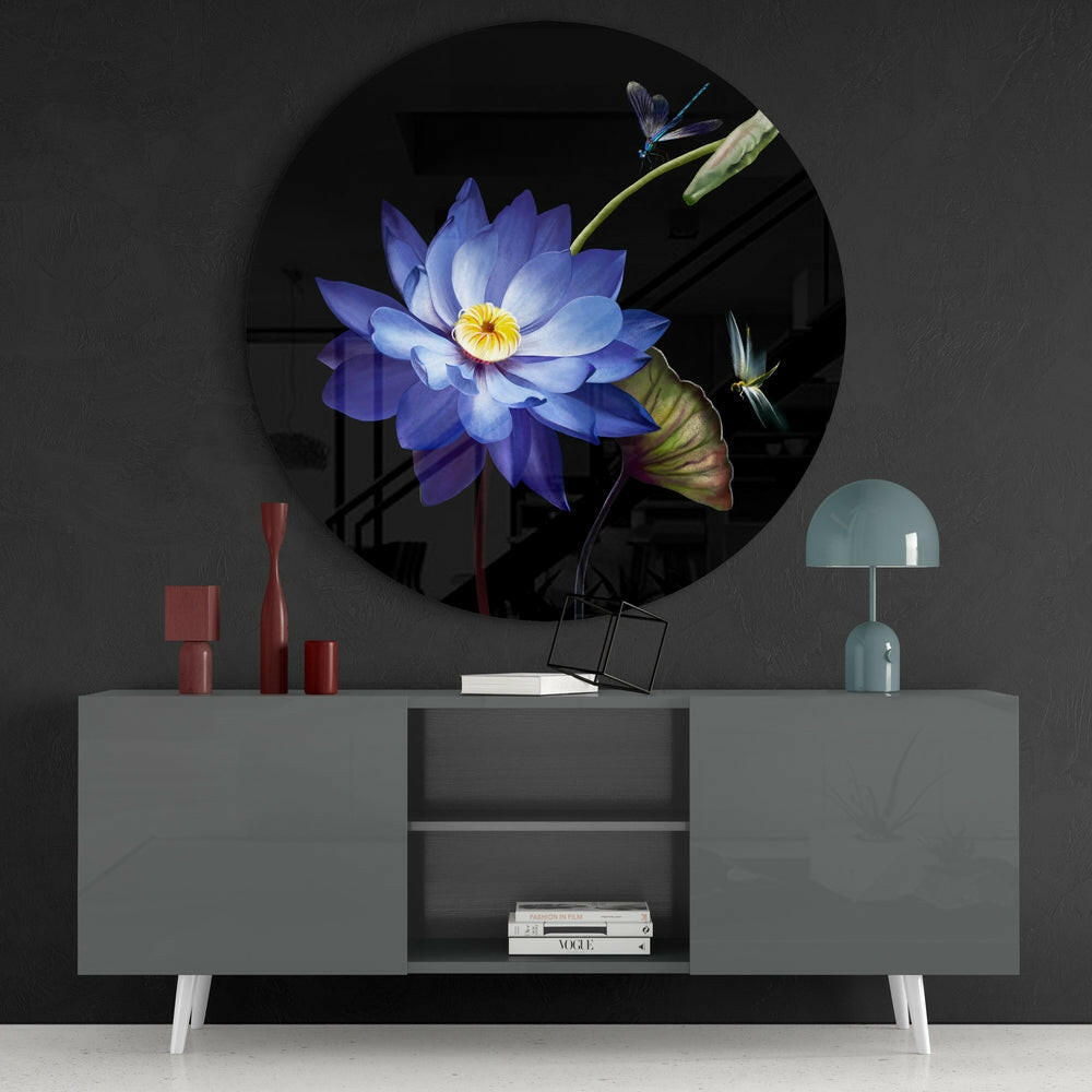 Flower Glass Wall Art.