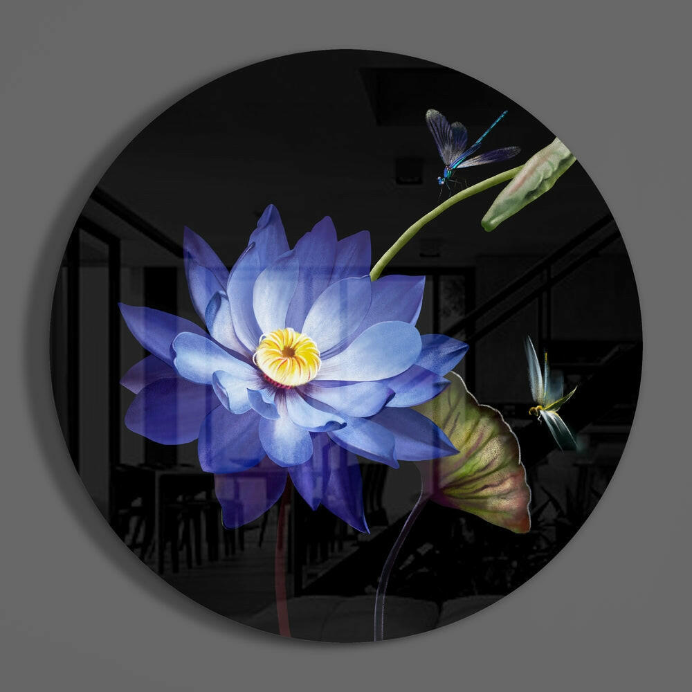 Flower Glass Wall Art.