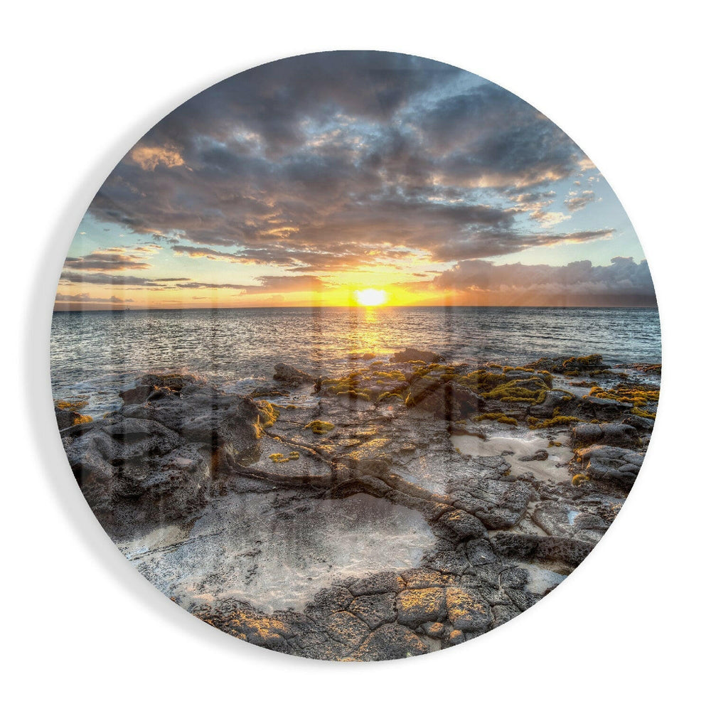 Sunrise Glass Wall Art.