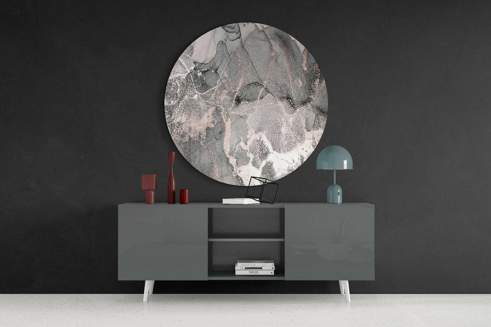 Abstract Flow Glass Wall Art.