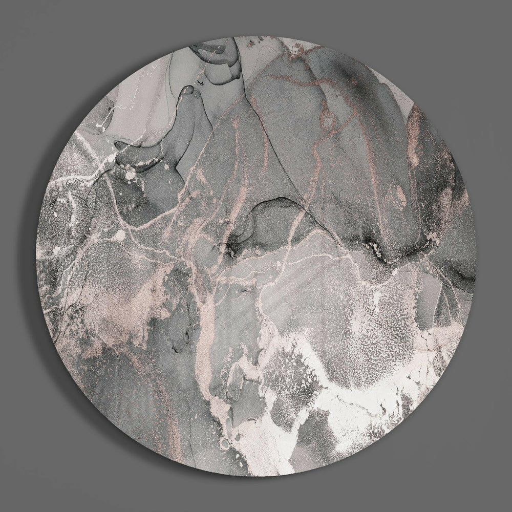 Abstract Flow Glass Wall Art.