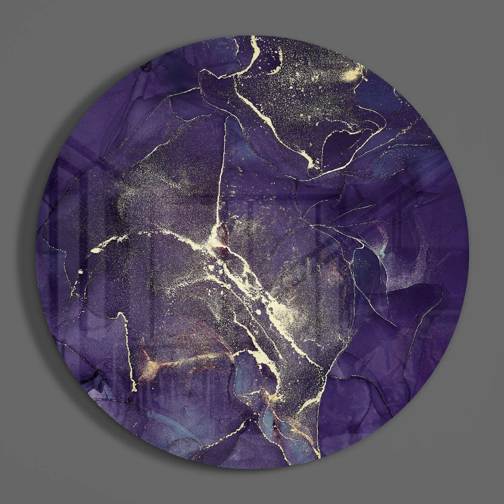 Abstract Flow Glass Wall Art.