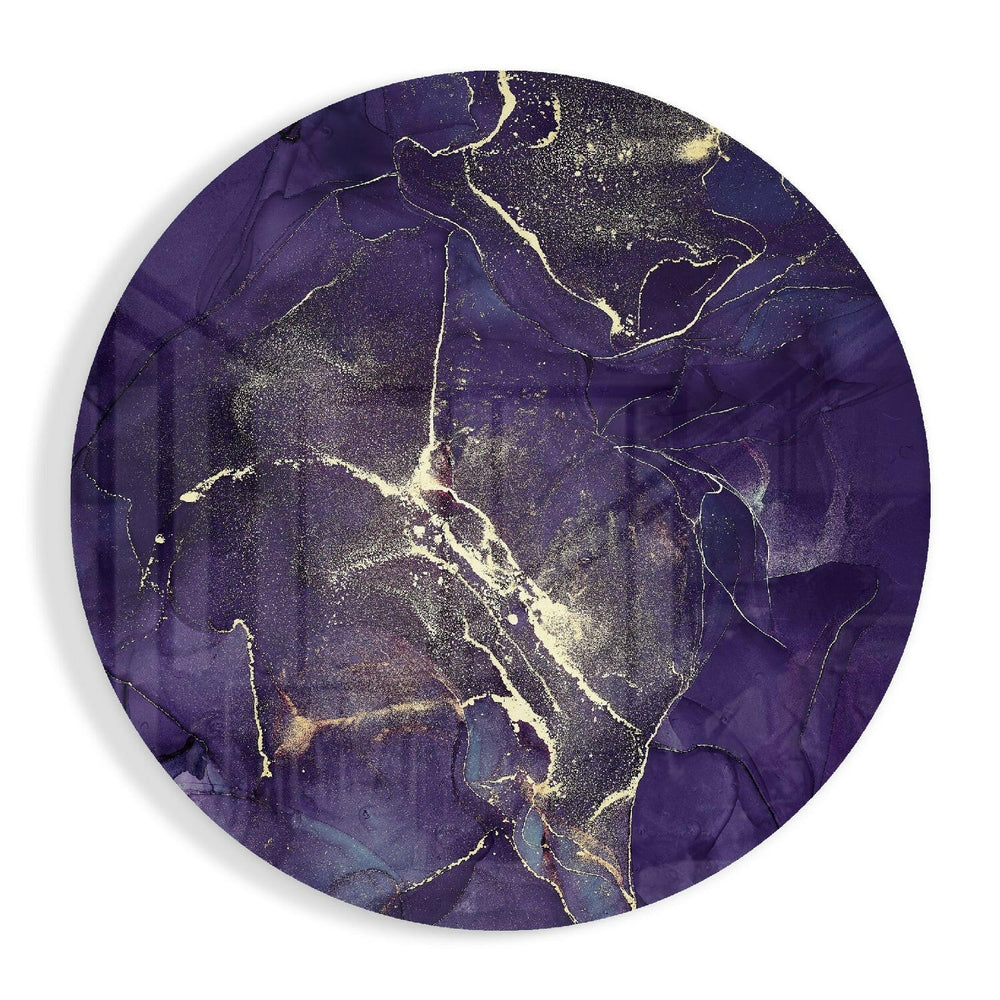 Abstract Flow Glass Wall Art.