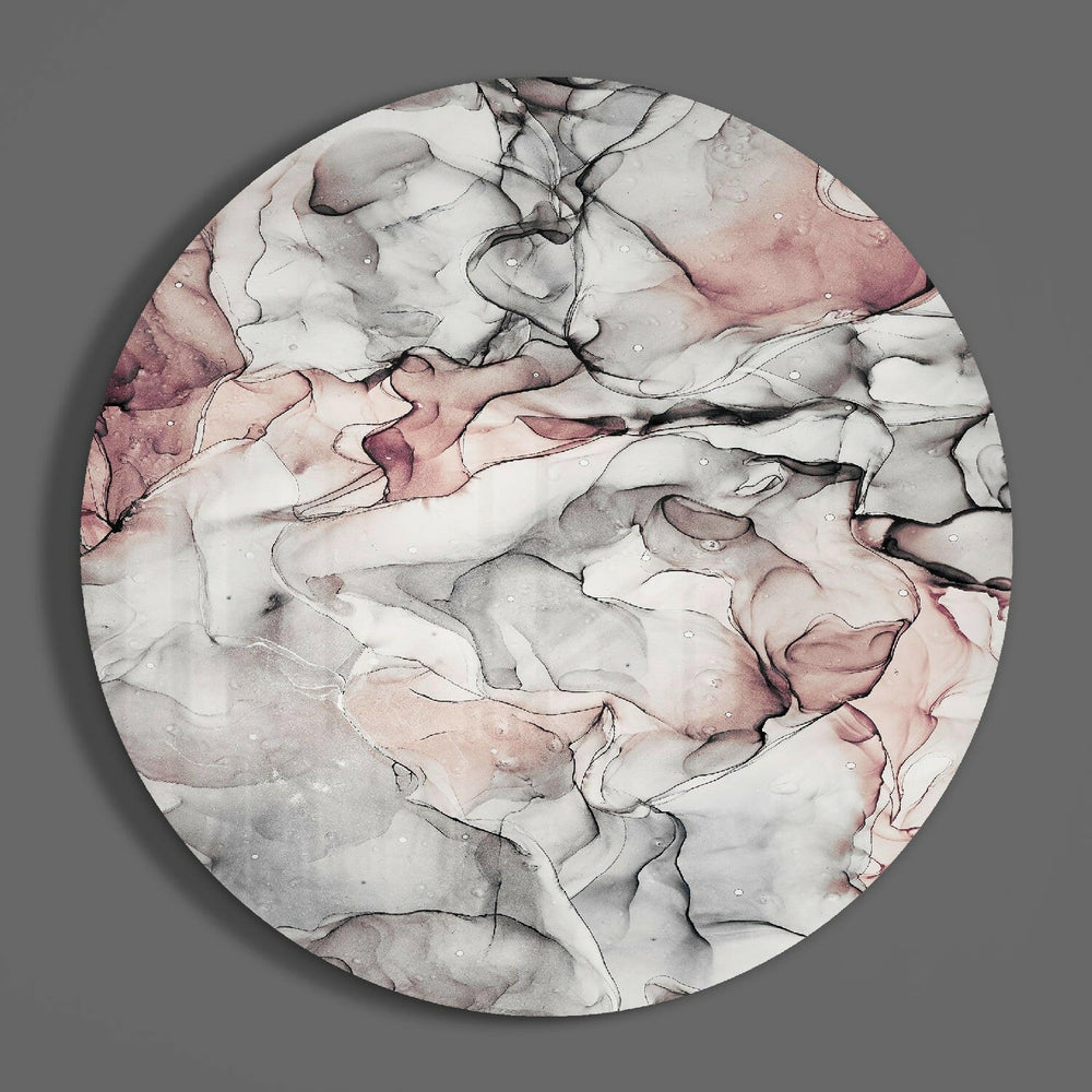 Abstract Flow Glass Wall Art.