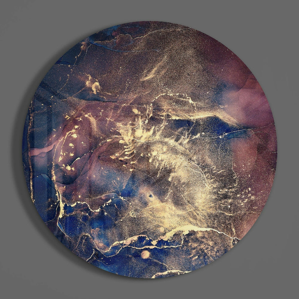 Abstract Flow Glass Wall Art.