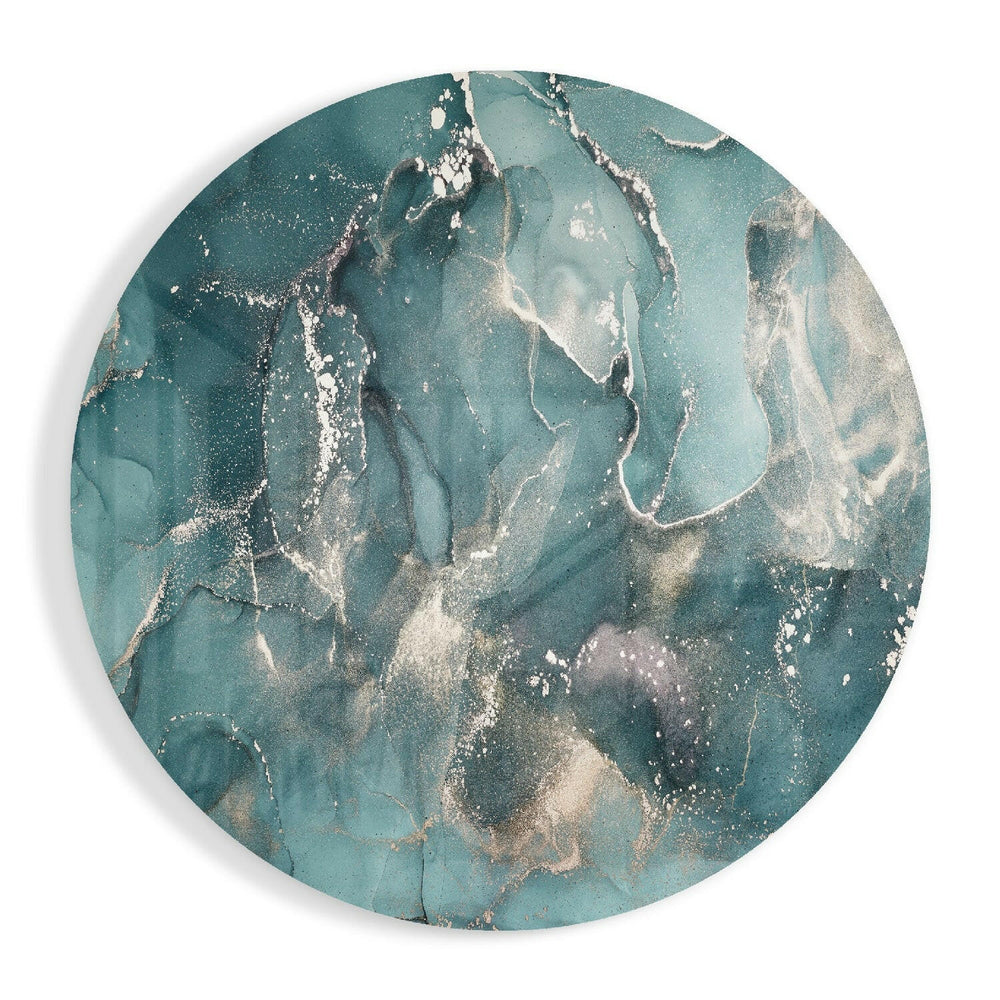 Abstract Flow Glass Wall Art.