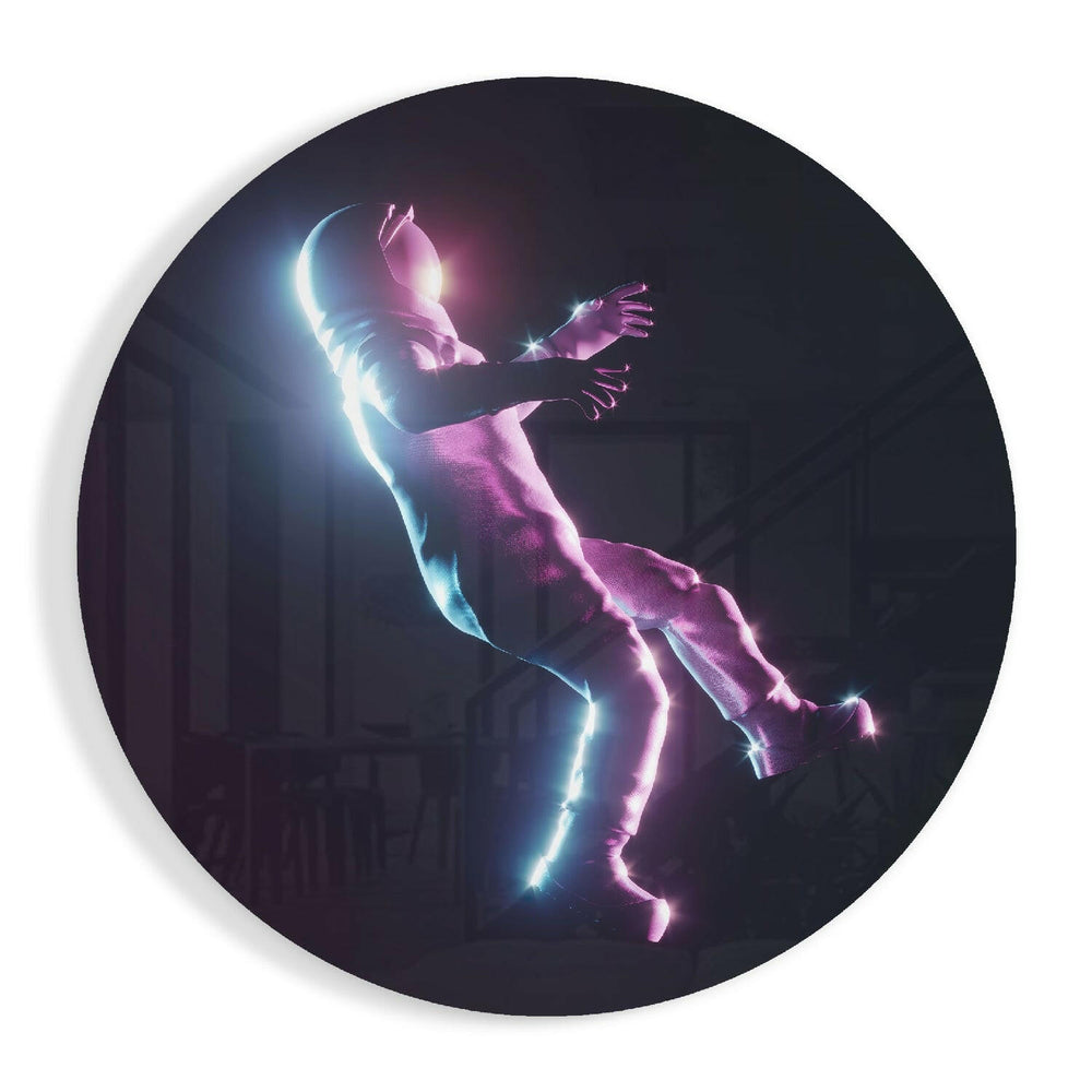 Astronaut Glass Wall Art.