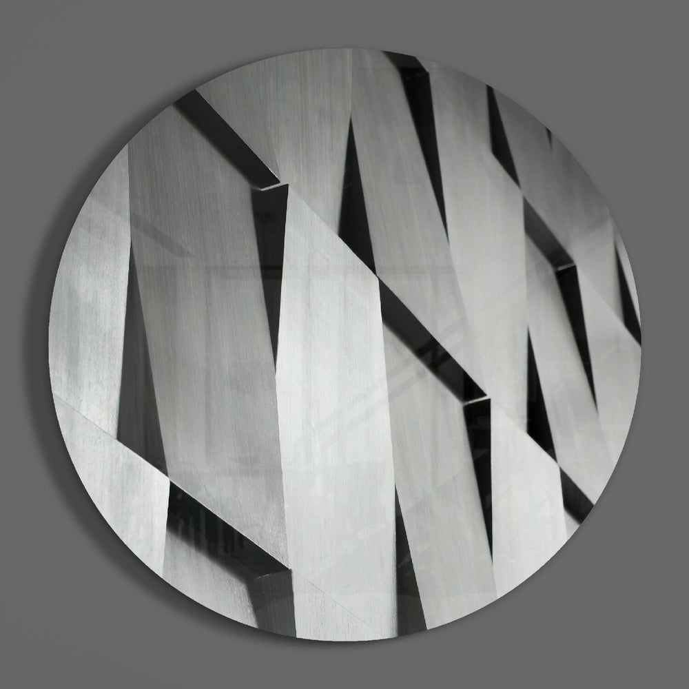 Abstract Glass Wall Art.