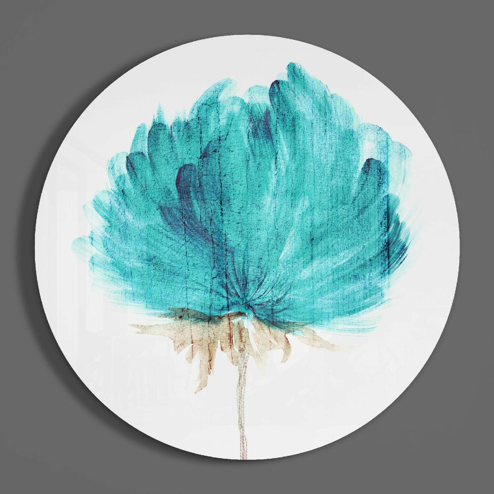 Flower Glass Wall Art.