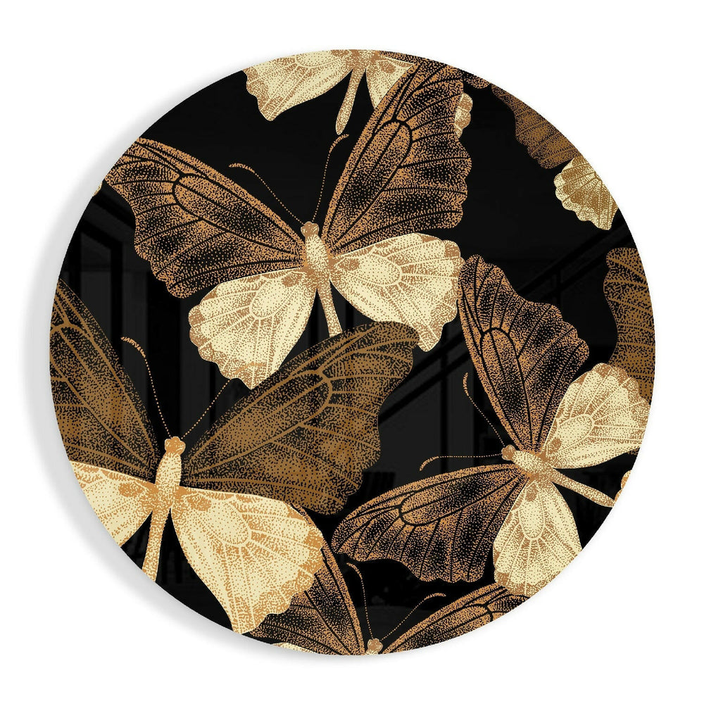 Butterflies Glass Wall Art.