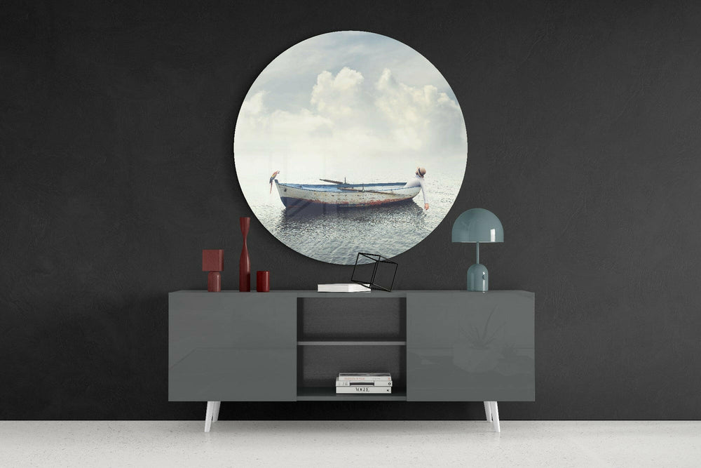 Marine Glass Wall Art.