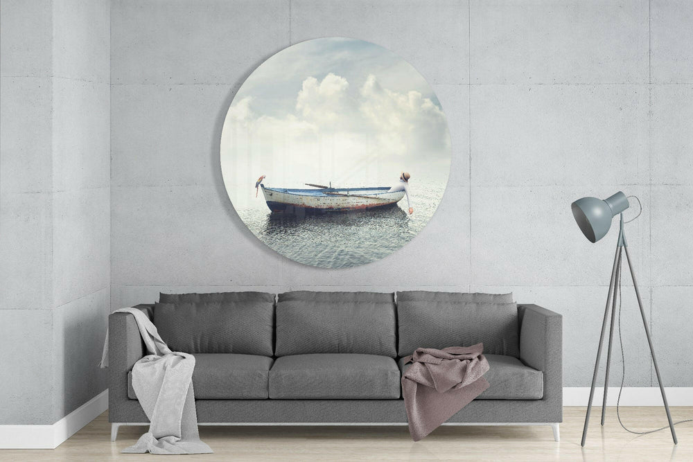 Marine Glass Wall Art.